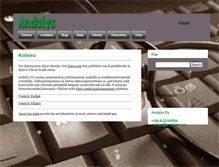 Tablet Screenshot of andalys.com